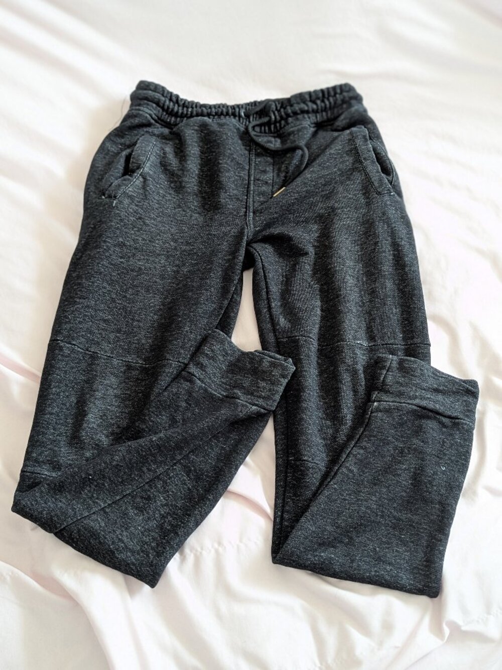 Reebok Charcoal Heather Gray Jogger Sweatpants